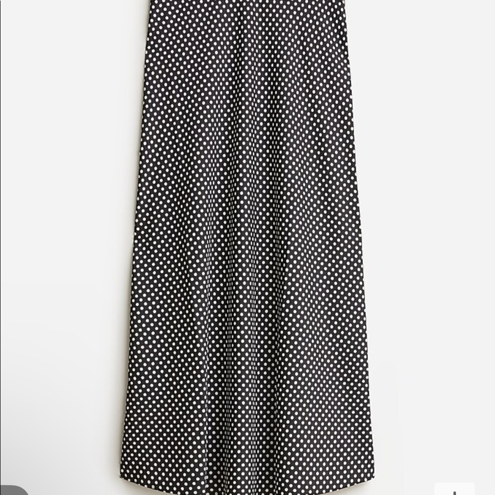 Jcrew polka dot slip skirt